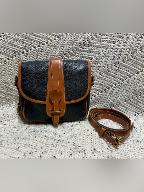 Dooney & Bourke Handbags - Vintage Dooney & Bourke Square Equestrian Flap Bag